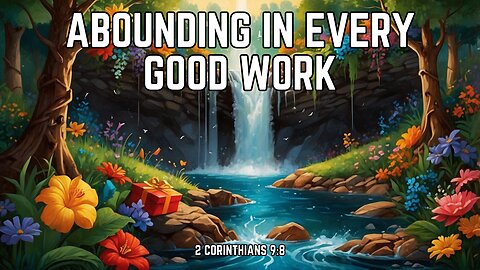 Abounding in Every Good Work - 2 Corinthians 9:8 - A Short Daily Devotional