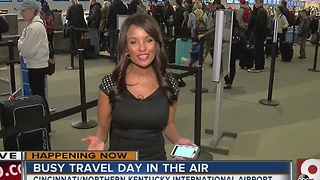 Expect a busy travel day in the air