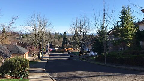 View of Mt Hood on a clear day.