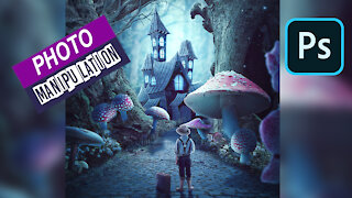 Magic world photomanipulation photoshop | speed art