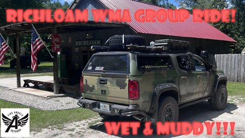Richloam WMA - Wet and Fun - Group Ride - AEV ZR2 Bison, Jeeps, Toyotas, and Mudders!