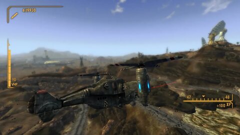 Fallout New Vegas Mods PC - The Frontier - Flying Vertibird in the Mojave