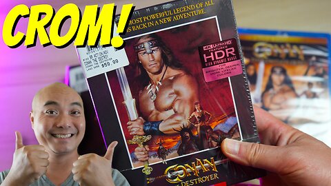CROM! Conan The Barbarian and Destroyer 4K Arrow Video! 🤯 🤯 🤯