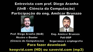 Prof. Diego Aranha viola sigilo da urna eletrônica (daniel fraga)