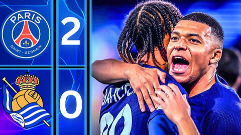 PSG vs Real Sociedad 2-0 Review | Barcola & Mbappe's Masterclass | UCL