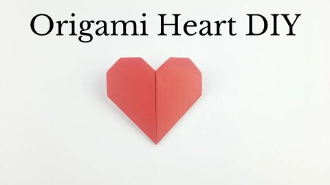 Origami Heart Easy Step By Step - DIY Paper Crafts