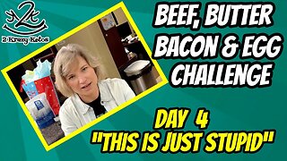 Beef Butter Bacon & Egg Challenge, Day 4 | Smash burgers & Brisket | This is just silly