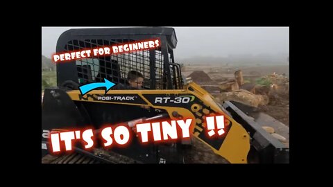 Sillled Five Year Old How Operates The Worlds Smallest Track Loader !! ASV RT-30