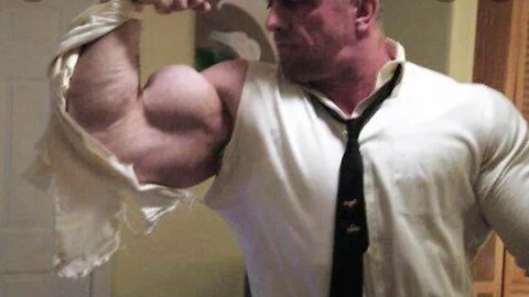 HULK OUT - Muscle Man transforming and Ripping Shirt