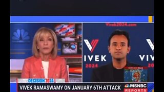 Captioned: Clueless MSNBC host sits in stunned silence as Vivek Ramaswamy exposes the climate change