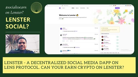 Lenster - A Decentralized Social Media Dapp On LENS Protocol. Can Your Earn Crypto On Lenster?