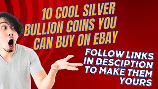 10 cool silver bullion coins you can get on ebay right now.