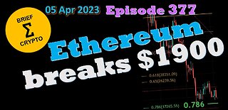 BriefCrypto - ETHEREUM BREAKS $1900 - $2,000 Soon?