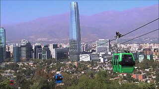 The best of Santiago from San Cristobal Hill in Chile