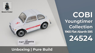 COBI Youngtimer Collection | 24524 --- 1965 Fiat Abarth 595 --- unboxing and pure build