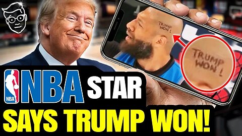 🚨 NBA Baller Writes ‘TRUMP WON!’ On Scalp Game Broadcast Nationally | Internet MELTS Down!