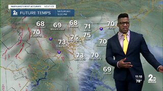 WMAR-2 News Patrick Pete's Friday night weather