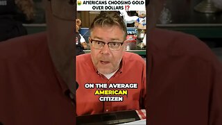 ⚠️ The Surprising Trend of Everyday Americans Choosing GOLD Over Dollars!!