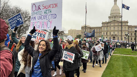 LIVE: Michigan March for Life Outside State Capitol in Lansing