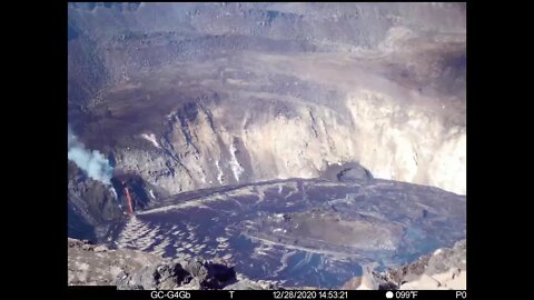 Kīlauea summit — webcam time-lapse