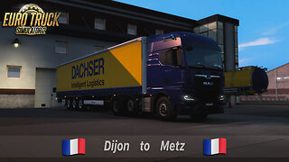ETS2 | MAN TGX 510 | Dijon FR to Metz FR | Sheep Wool 13t