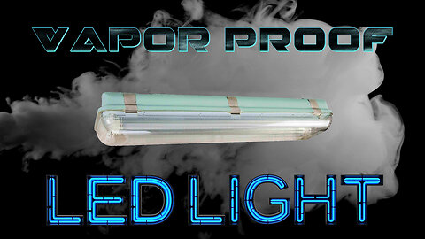 Vapor Proof LED Light for Outdoor Applications - Brass Cable Gland Hubs