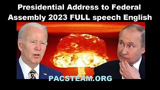 Putin's Address to Federal Assembly 2023 FULL speech English