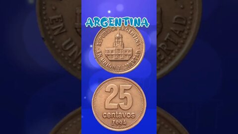 Argentina 25 Centavos 1994.#shorts #education #coinnotesz