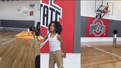 DJ Khaled Son Practice Basketball