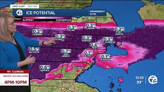 What we know as the winter weather and ice move into Southeast Michigan