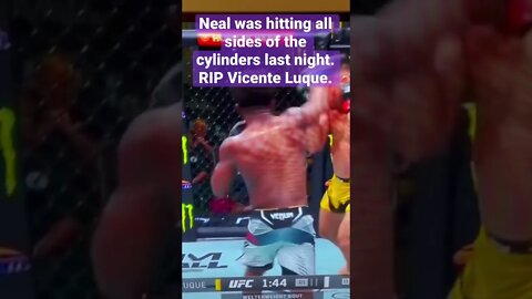 More highlights prior to the execution #geoffneal #UFC #warreng