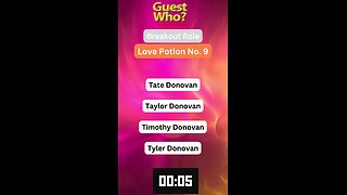 Guest Who #43 Quiz, Info, Facts and a Quote! | Love Potion No. 9