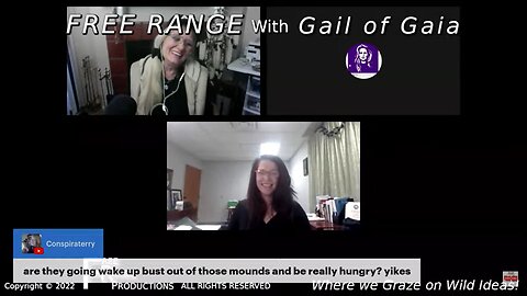 Giants, Euphrates River, Angels, Eden ? Jenny Lee Remote Views With Gail of Gaia on FREE RANGE