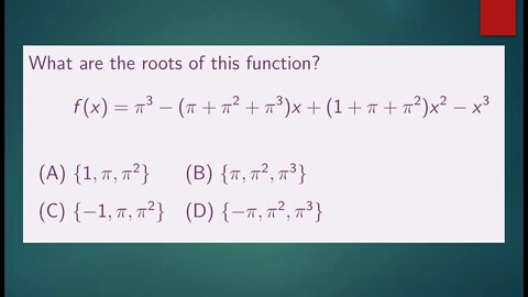 Finding roots of a cubic function by Factorization