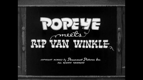 Popeye The Sailor - Poeye Meets Rip Van Winkle (1941)