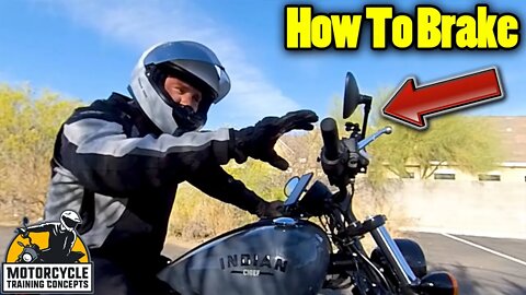 How To Brake On A Big Cruiser Motorcycle | Motorcycle Training Concepts