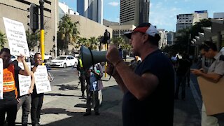 SOUTH AFRICA - Cape Town - Trade Union for Musicians of South Africa (TUMSA) march (Video) (rNz)