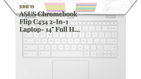 ASUS Chromebook Flip C434 2-In-1 Laptop- 14" Full HD 4-Way NanoEdge Touchscreen, Intel Core M3-...
