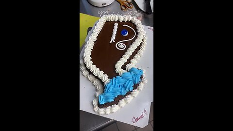 Fudge the whale cake