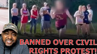 Middle School Girls FILE LAWSUIT After BANNED For Protesting Trans Athlete Competing Against Them!