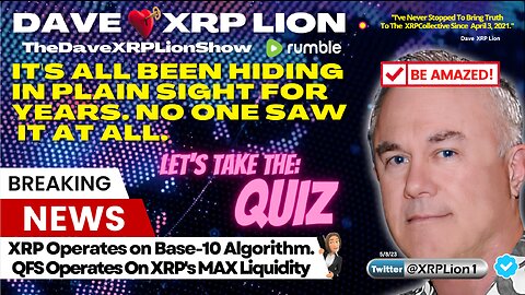 NEW Q Video MUST SEE. Take the QUIZ. Has JUAN O' SAVIN Been HIDING THIS? Dave XRP Lion
