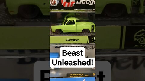 Hellcat Inspired: Unleash the M2 Machines Dodge 150 Custom Truck #shorts #dodge #hellcat #diecast
