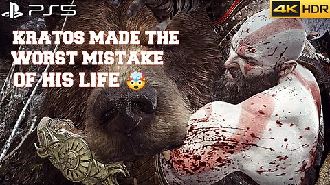 KRATOS KILLED HIS SON ATREUS (Kratos vs the Bear)