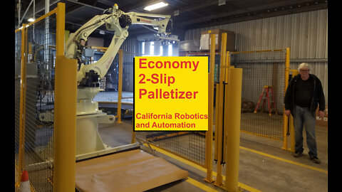 Palletizing 50lb Bales with a Kawasaki CP300L Robot