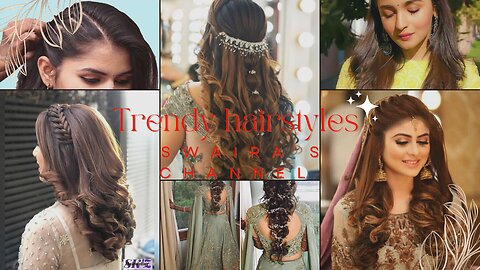 Trendy hairstyles with saree