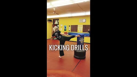 Kicking Combo Drills __ Martial Arts Training __ #shorts