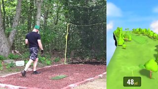 Quarry Oaks GC - 18 Hole Sim Golf Course Vlog on the Garmin Approach R10 Launch Monitor Simulator