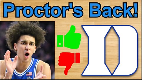 Tyrese Proctor Returns to Duke!!! #cbb