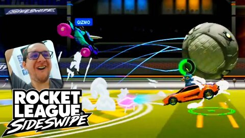 Jogando Rocket League Sideswap de Android