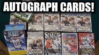 Autograph Cards in EVERY BOX!! SEARCH FOR RARE JOE BURROW FOOTBALL CARDS